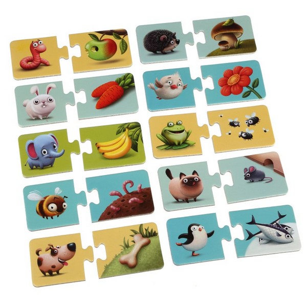 Продукт PUZZLIKA - КОЙ КАКВО ЯДЕ КОМПЛЕКТ ОБРАЗОВАТЕЛНИ ПЪЗЕЛИ ЗА НАЙ-МАЛКИТЕ  - 0 - BG Hlapeta